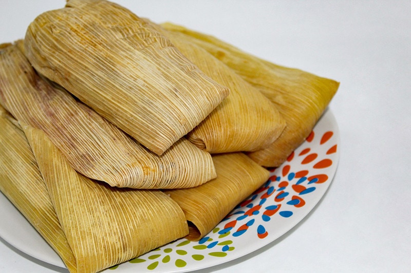 tamales on a plate